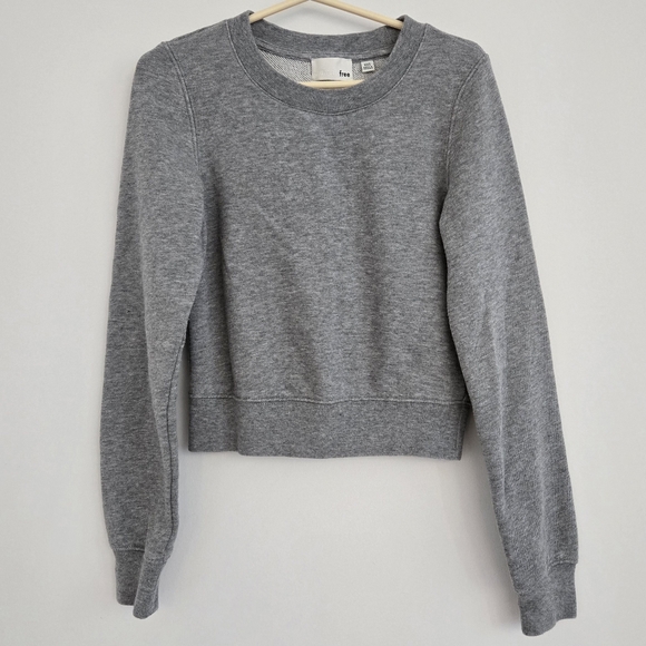 Wilfred Grey Long Sleeves Cropped Shirt - Picture 2 of 4